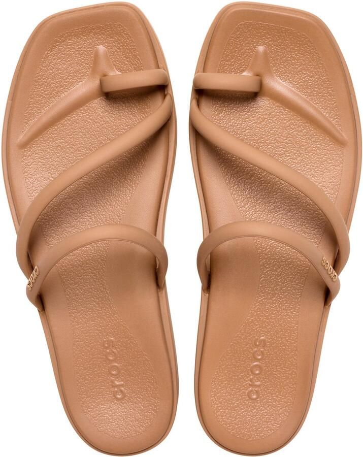 Crocs Miami Serie Dames Sandalen Teenlus Milk Chocolate - Foto 2