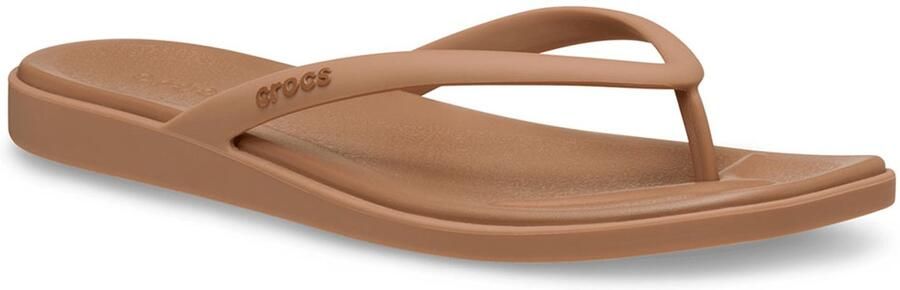 Crocs Miami Serie Dames Teenslipper Lichtgewicht 39-40 Milk Chocolate