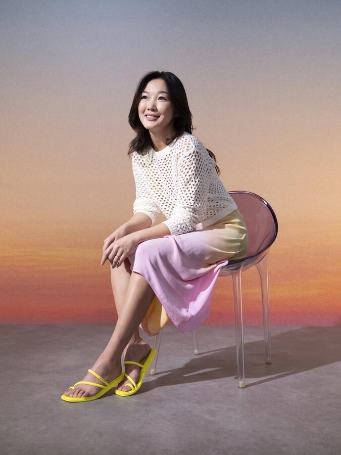 Crocs Miami Sandalen Froste Tenenlus Tinted Glass Comfort