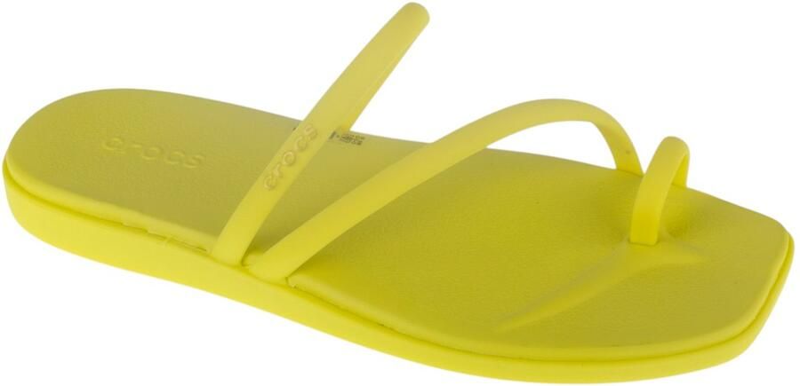 Crocs Miami Toe Loop Sandal W Vrouwen Geel Slippers