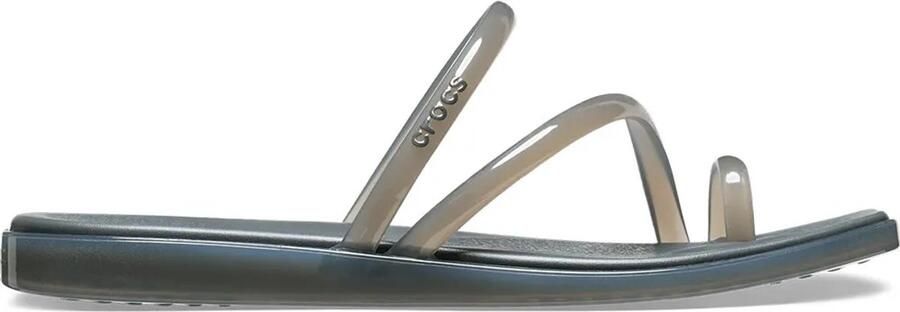 Crocs Miami Toe Loop Sandalen Grijs Vrouw