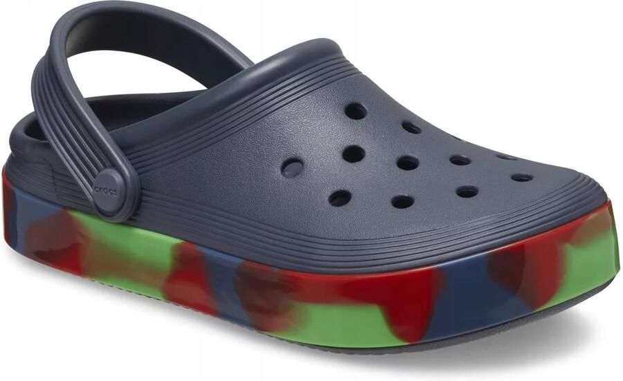 Crocs Off Court Glow Band Clog Storm Multi Elastisch Antibacterieel