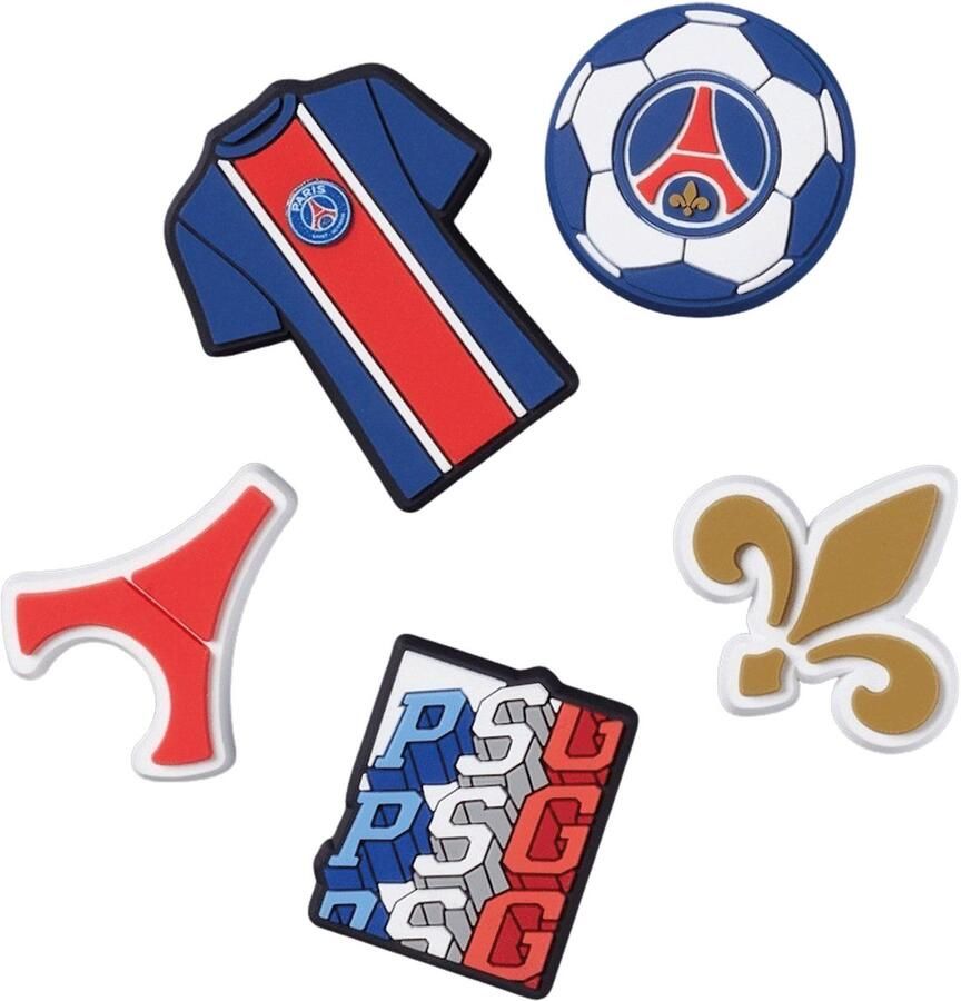 Crocs Paris St Germain Jibbitz (5-pack)