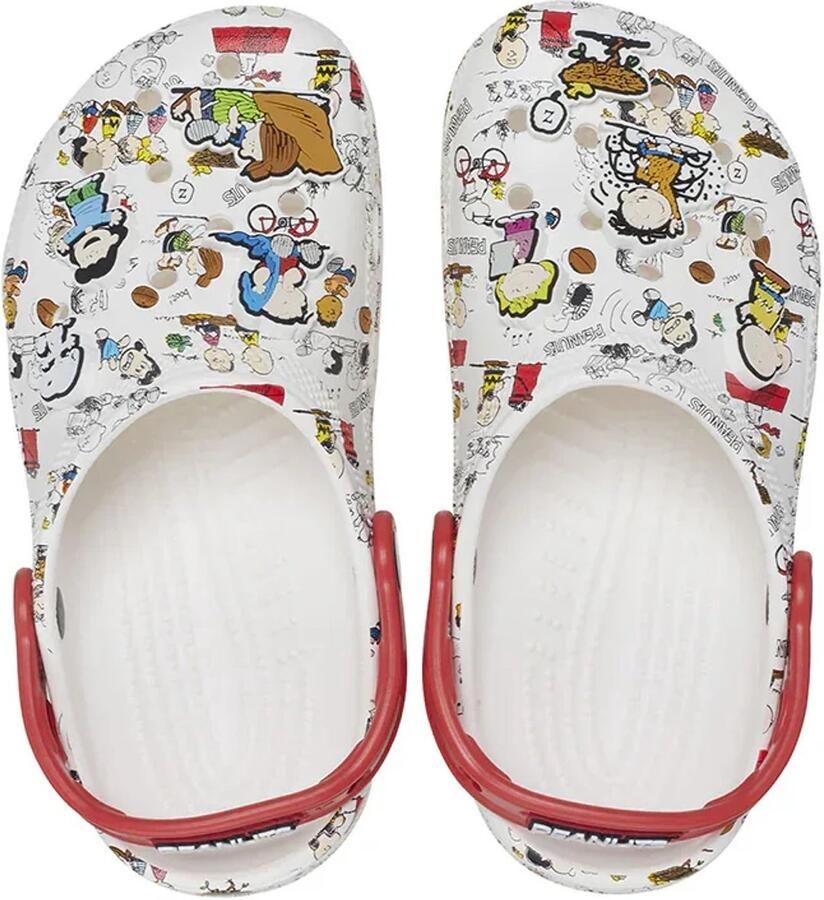 Crocs Peanuts Classic Clog Wit Multi US J1