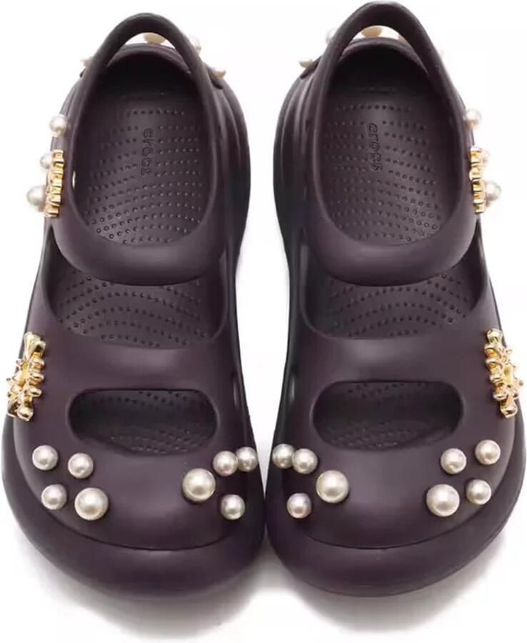 Crocs Phaedra Embellished Unisex Zwart 41 42 M7 W8