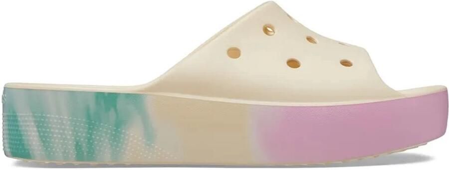 Crocs Platform Ombre Slippers Vanille