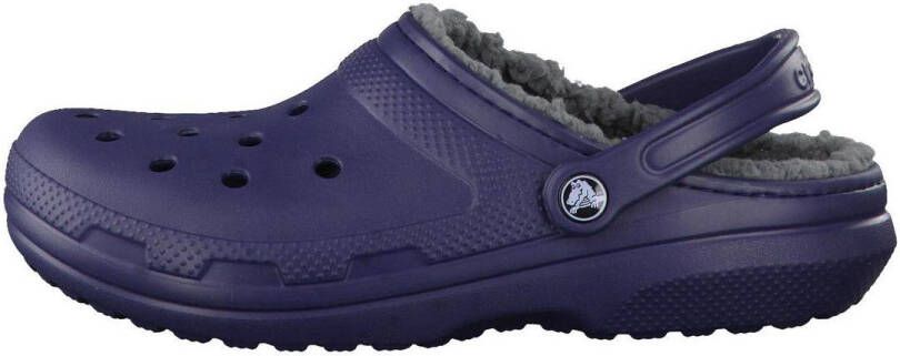 Crocs Pantoffels Classic Lined Clog tuin schoen slippers klomp met knuffelig nepleer - Foto 13