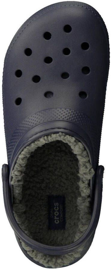 Crocs Pantoffels Classic Lined Clog tuin schoen slippers klomp met knuffelig nepleer - Foto 9