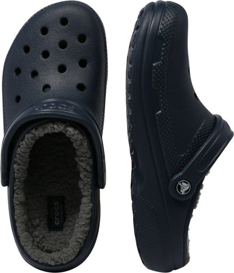 Crocs Pantoffels Classic Lined Clog tuin schoen slippers klomp met knuffelig nepleer - Foto 3