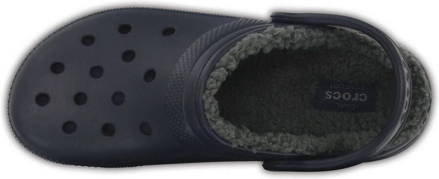 Crocs Pantoffels Classic Lined Clog tuin schoen slippers klomp met knuffelig nepleer - Foto 8