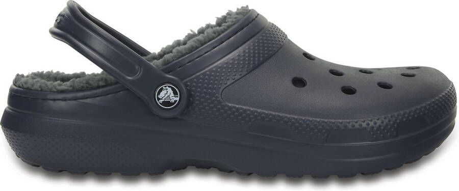 Crocs Pantoffels Classic Lined Clog tuin schoen slippers klomp met knuffelig nepleer