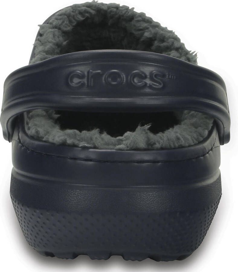 Crocs Pantoffels Classic Lined Clog tuin schoen slippers klomp met knuffelig nepleer - Foto 2