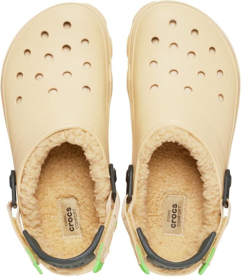 Crocs Classic All Terrain Lined Clog Pantoffels maat M10 W12 beige