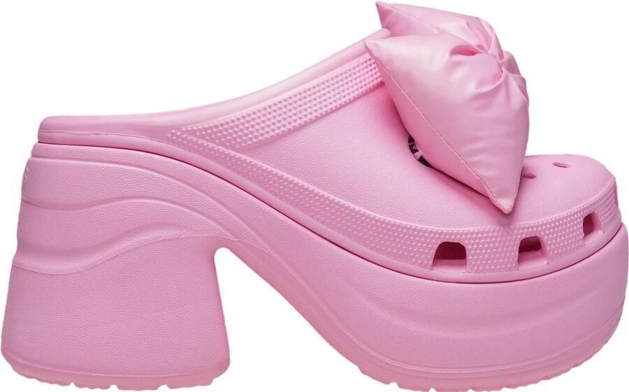 Crocs Siren Bow Clog Pink Tweed M8 W10