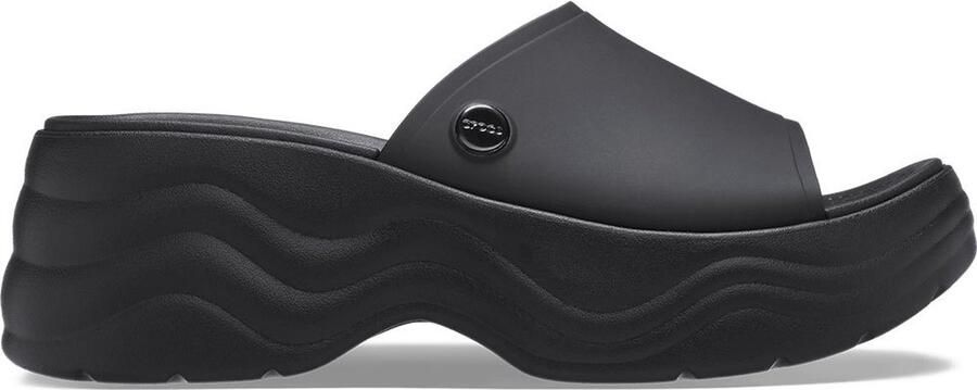 Crocs Skyline Dames Platform Klap Zwarte 39-40 Comfort - Foto 2