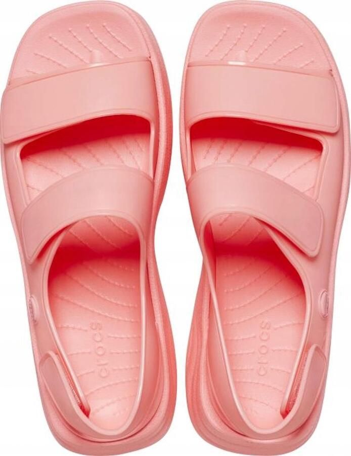 Crocs Skyline Platform Sandalen Guava 43mm Hak TPU Cholewka