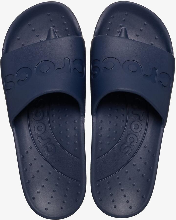 Crocs Slide heren badslippers navy Zwart
