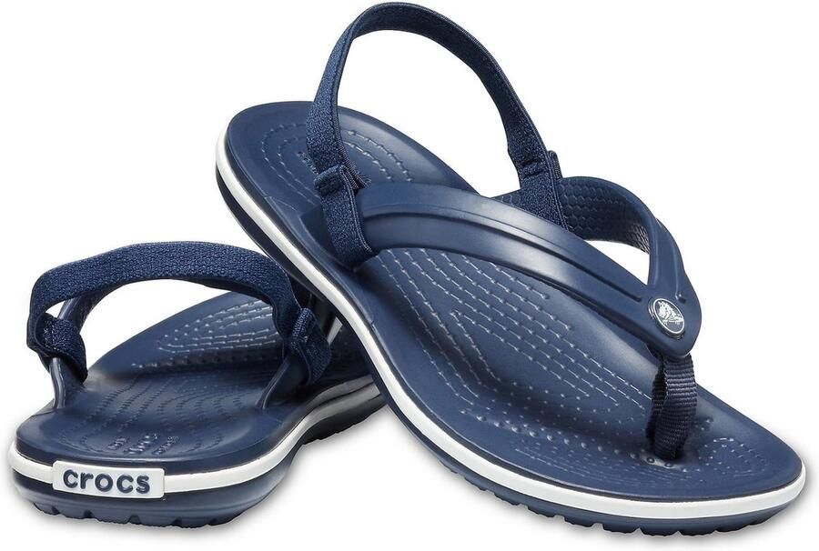 Crocs Slippers Unisex donker blauw wit - Foto 4