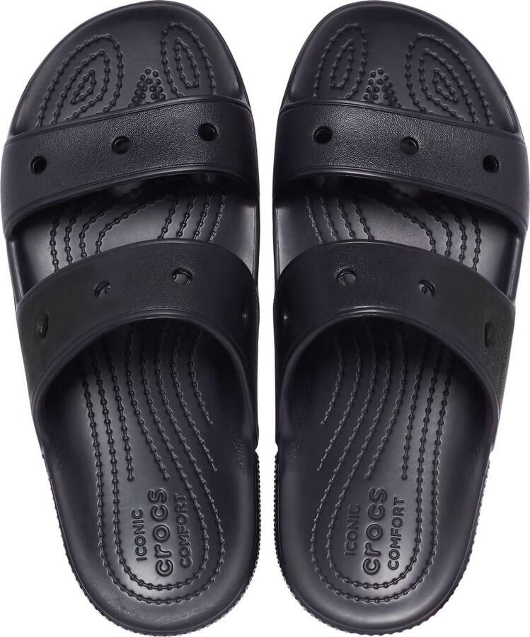 Crocs Classic Sandal 206761 001 Unisex Zwart Slippers - Foto 2