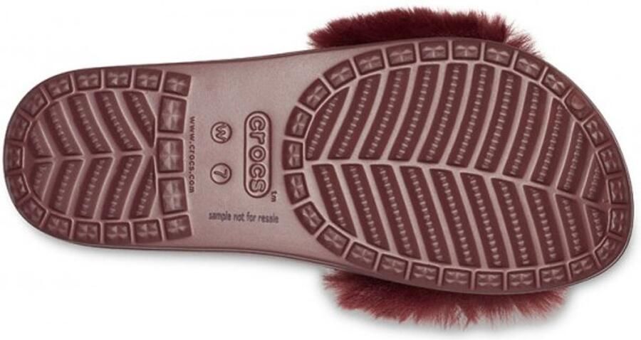 Crocs Sloane Luxe Slippers Donkerrood US W11