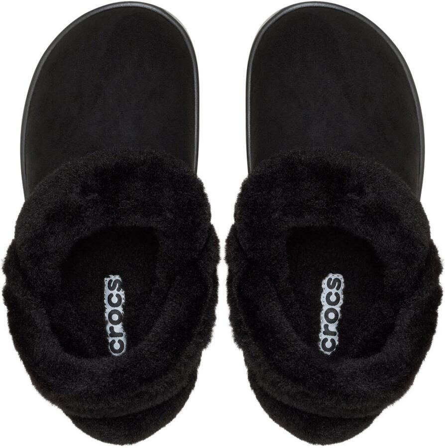 Crocs Classic Unfurgettable Vegan Suede Clog Pantoffels maat M9 W11 zwart
