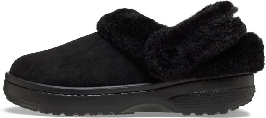 Crocs Classic Unfurgettable Vegan Suede Clog Pantoffels maat M9 W11 zwart