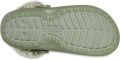 Crocs -Sloffen Klassieke Met Fleece Gevoerde Clog Fashion Wear Volwassen - Groen