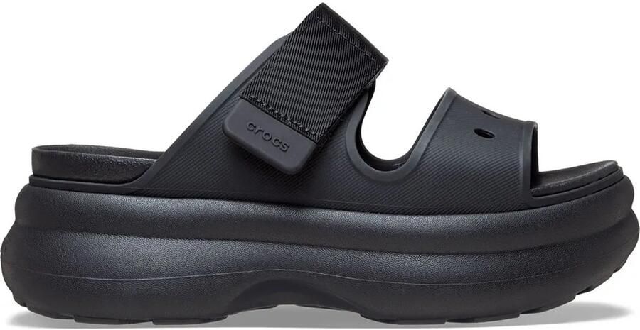 Crocs Soho Two Strap Sandalen Zwart Vrouw