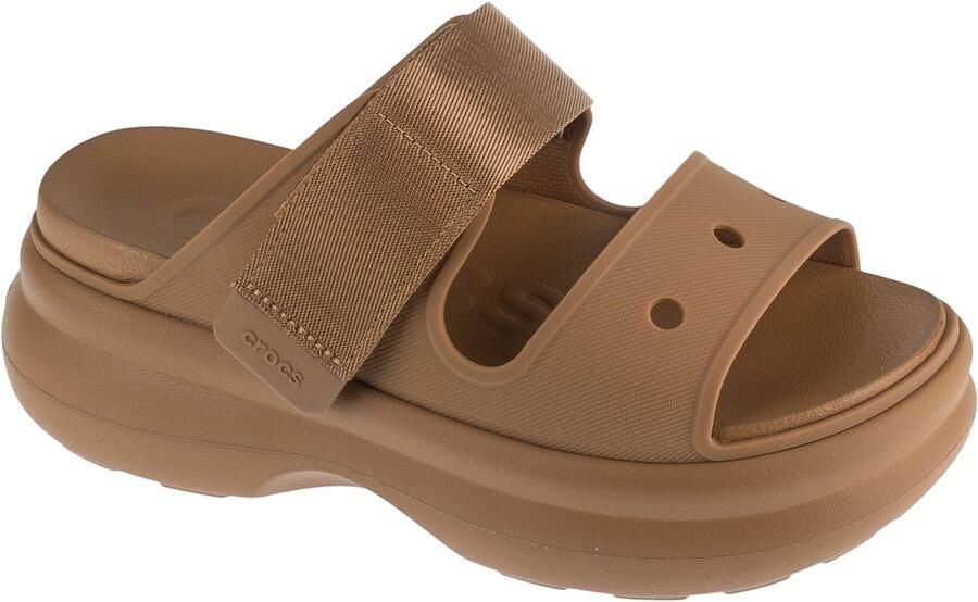 Crocs Soho Two Strap Vrouwen Beige Slippers