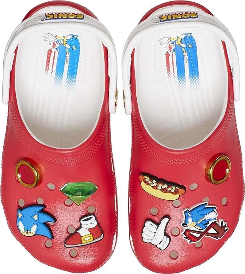 Crocs Sonic Hedgehog Classic Clog Rood US J6