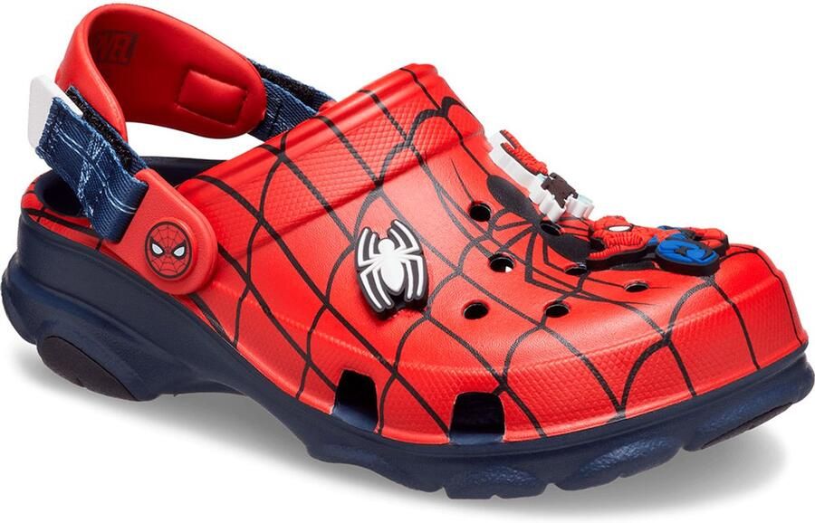 Crocs Team Spiderman All Terain Kids Clog voor een jongen Blauw Slippers