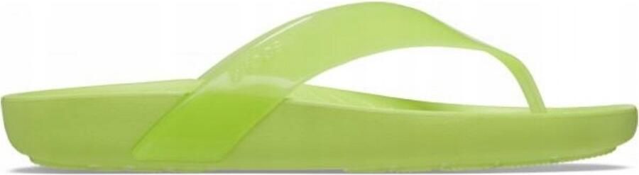 Crocs Splash Glossy Flip Dames Teenslippers 41-42 Limeade Comfort Inlegzolen