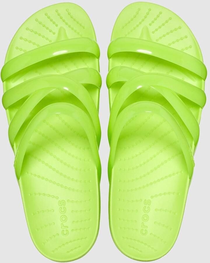 Crocs Splash Glossy Sandalen Limeade W10