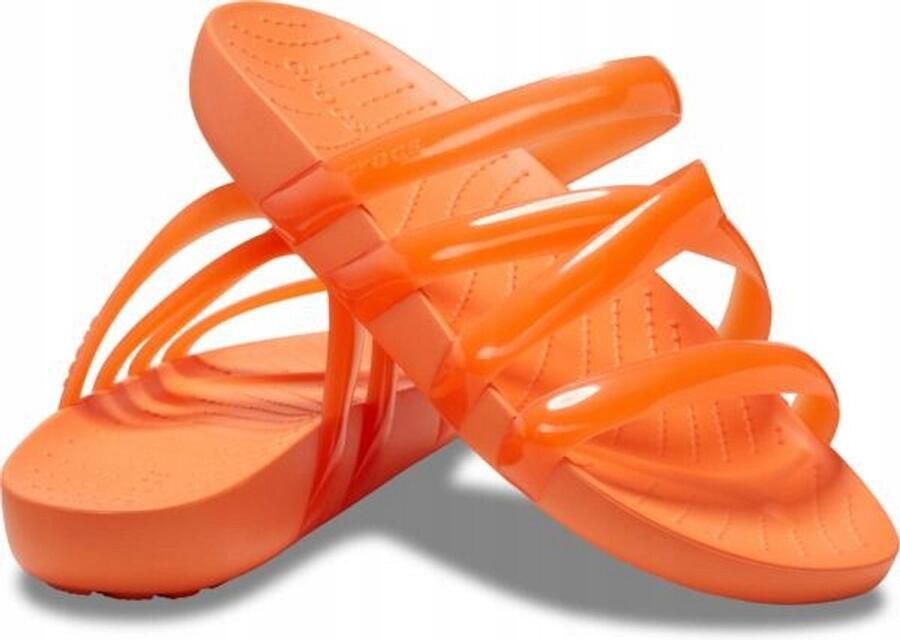Crocs Splash Glossy Sandalen Persimmon Lichtgewicht