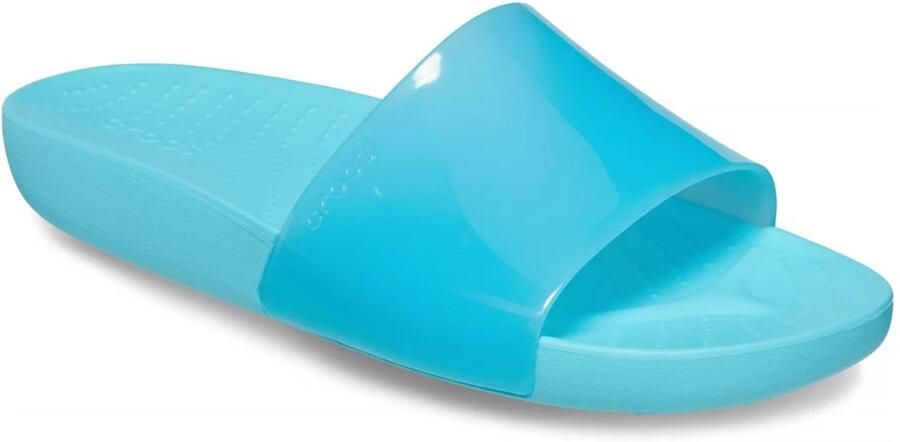 Crocs Splash Glossy Slide Lichtblauw US W10