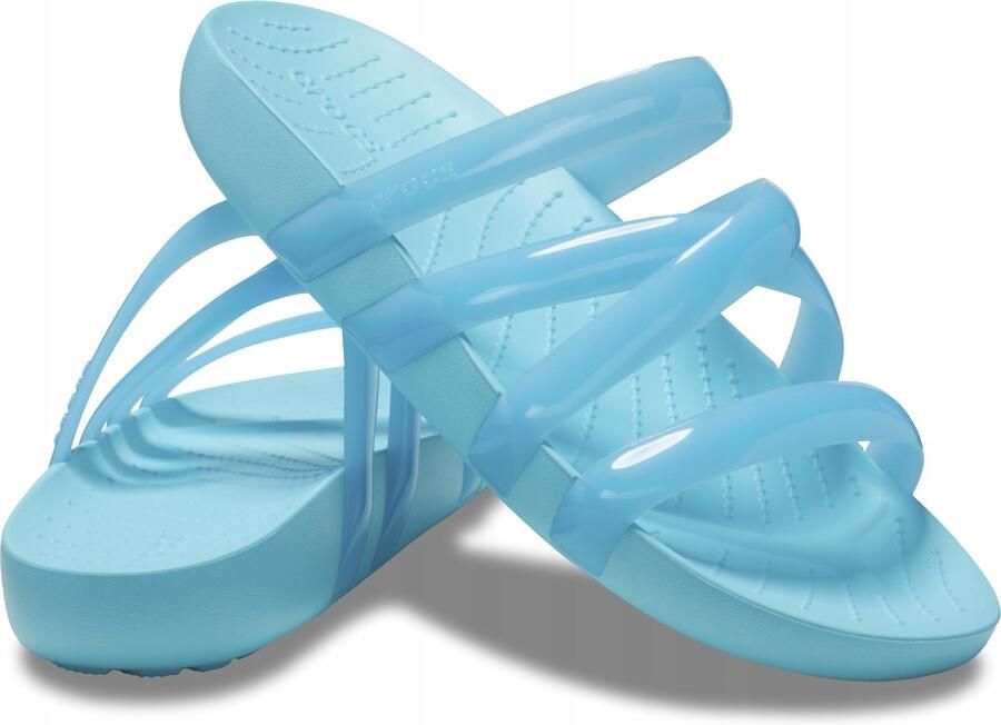 Crocs Splash Glossy Strappy Sandalen Dames Neptune