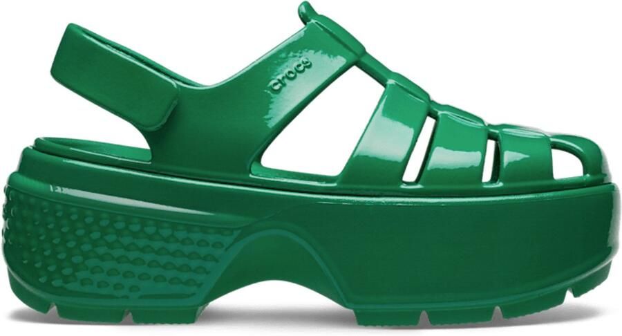 Crocs Stomp Fisher Highshine Sandal Groen US M7 W9