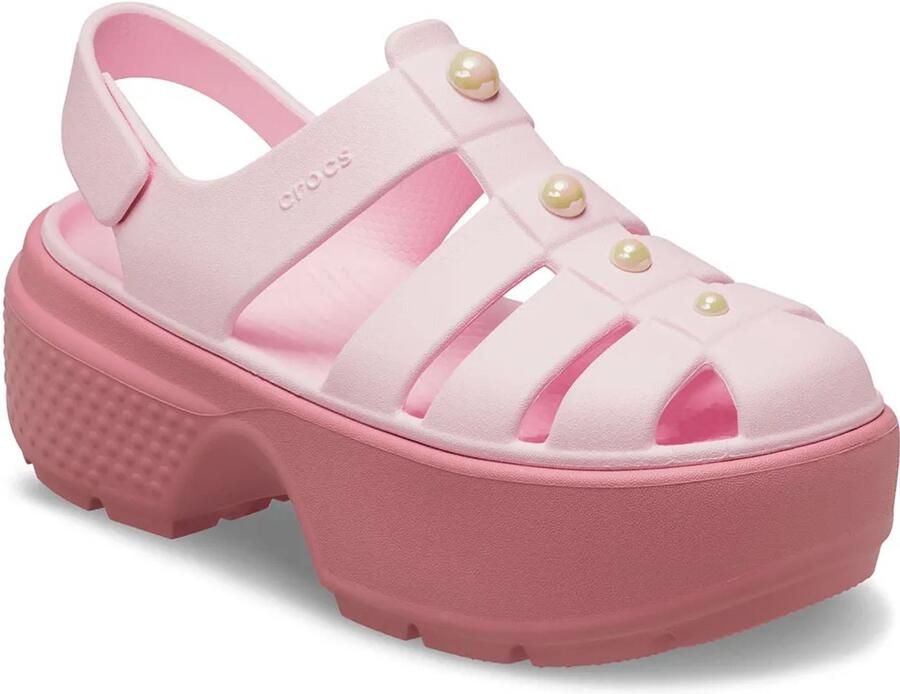 Crocs Stomp Fisher Pearl Slippers Roze