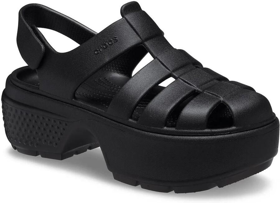 Crocs Stomp Serie Sandalen Platform Ergonomisch Zwart