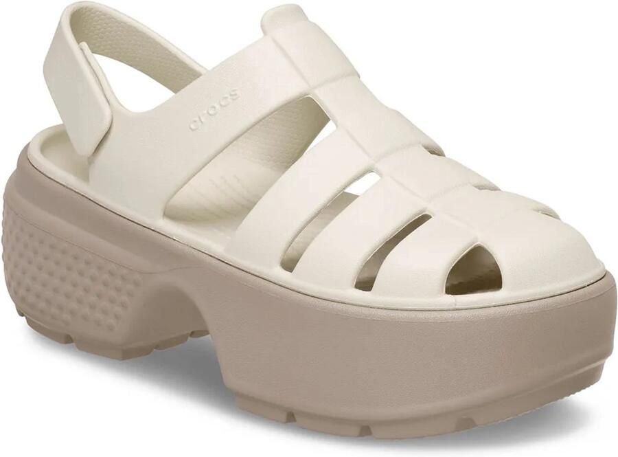 Crocs Stomp Fisher Slippers Wit