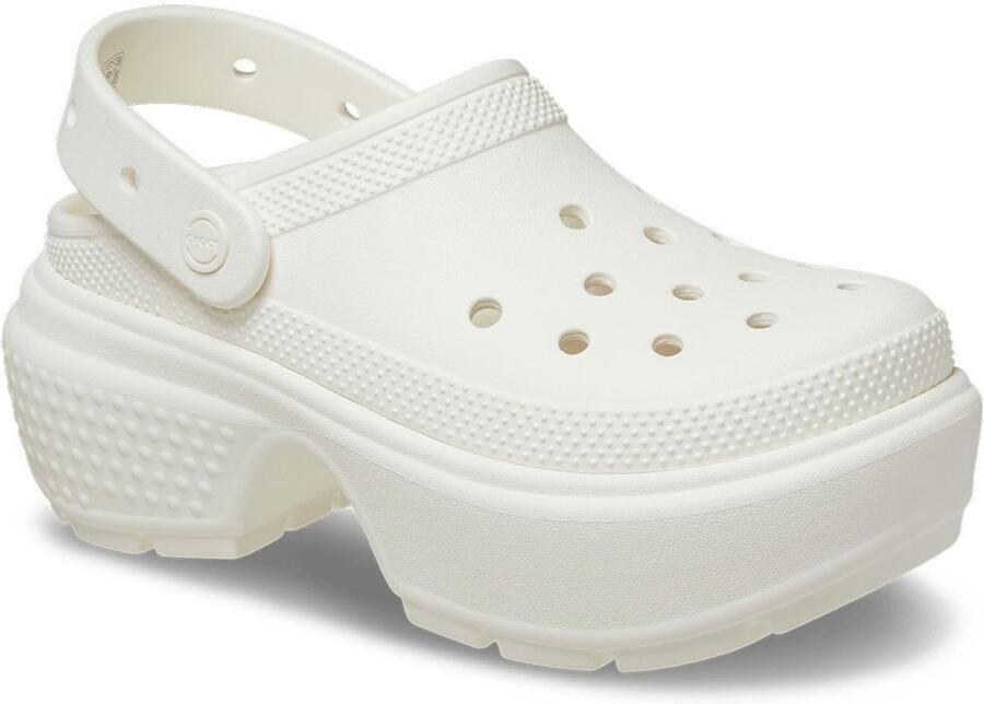 Crocs Classic Stomp Sandalen & Slides chalk maat: 36 37 beschikbare maaten:36 37 38 39 40 41 42