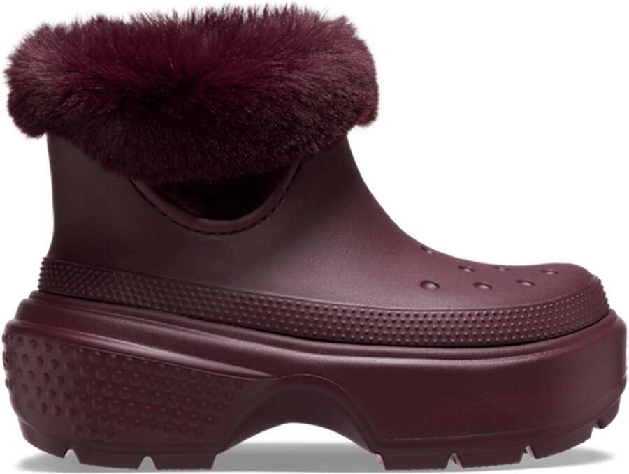 Crocs Stomp Lined Boot Dark Cherry 36 37 US M4 W6