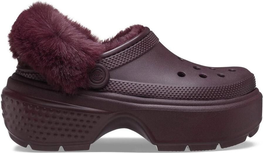 Crocs Stomp Lined Clog Dark Cherry 43 44 US M10 W12