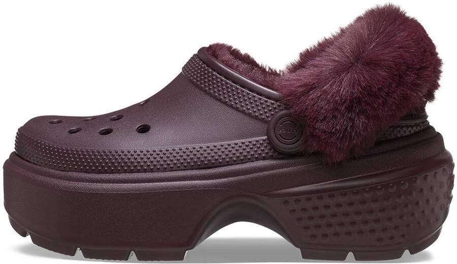 Crocs Stomp Lined Clog Dark Cherry M8 W10