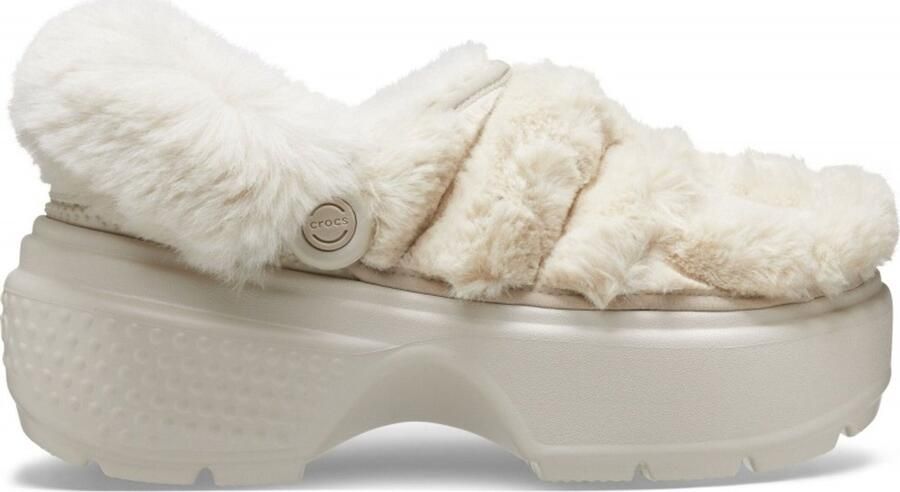 Crocs Stomp Lined Quilted Clog Wit 39 40 US M7 W9