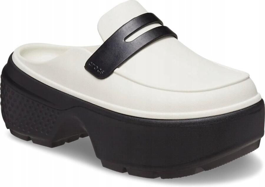 Crocs Stomp Serie Platform Loafer Klomp 42-43 LINEN BLACK