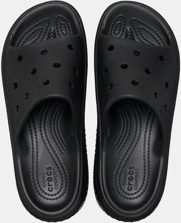 Crocs Stomp Slippers Zwart Man Vrouw