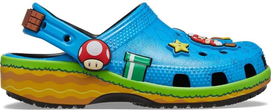 Crocs Super Mario Core Classic Klompen Blauw Kinderen
