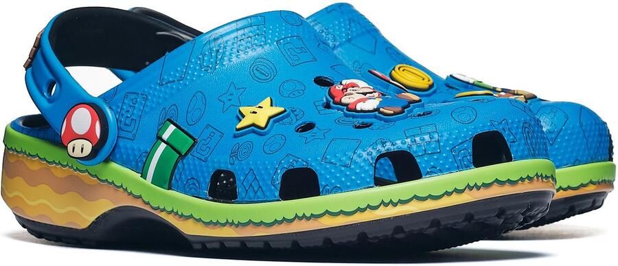 Crocs Super Mario Core Classic Klompen Blauw Kinderen