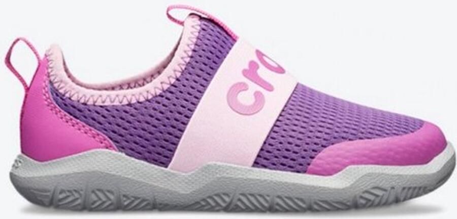Crocs Swiftwater Easyon Logo Shoe Paars US J2